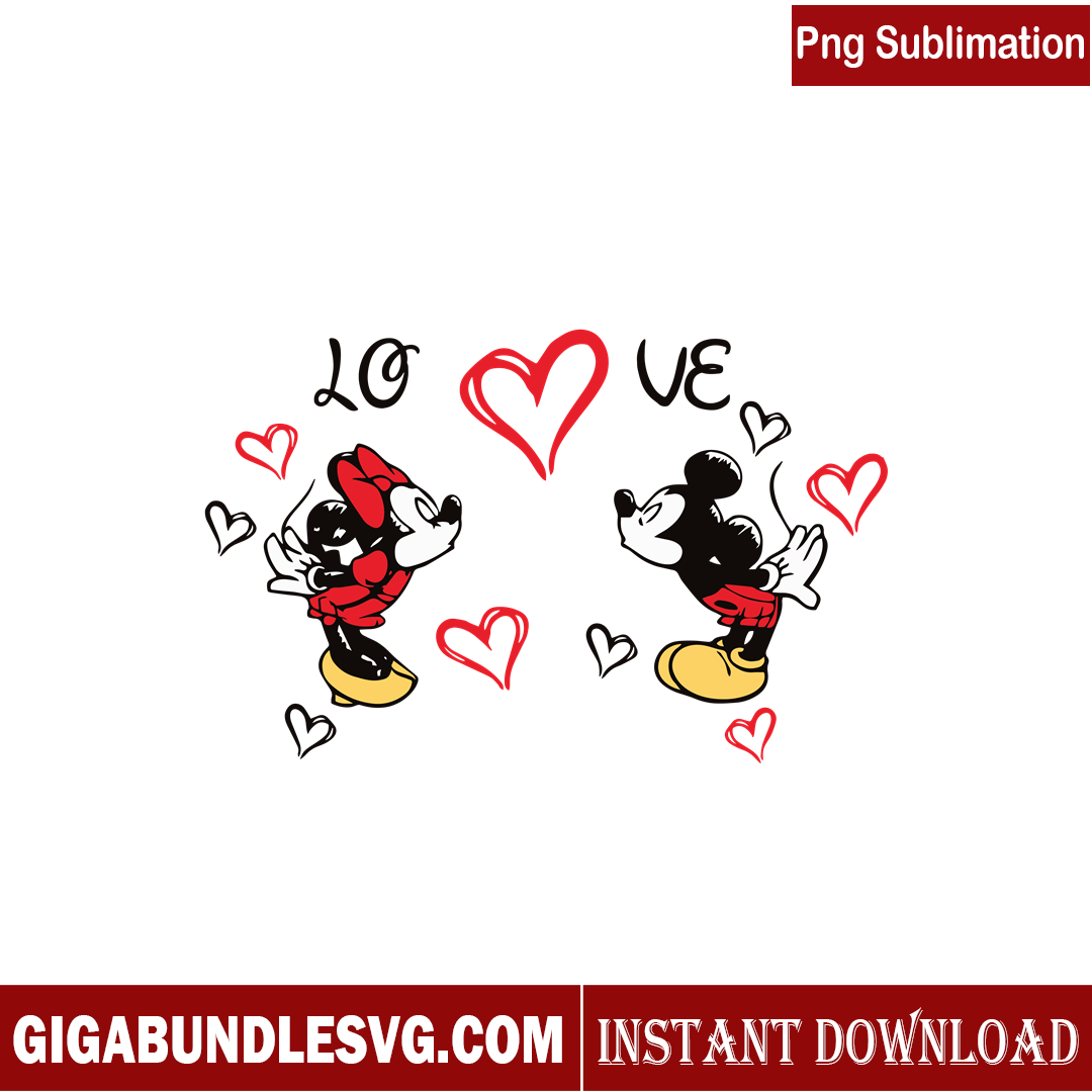 Valentine’s Day SVG bundle ,Mickey Valentine bundle SVG 10