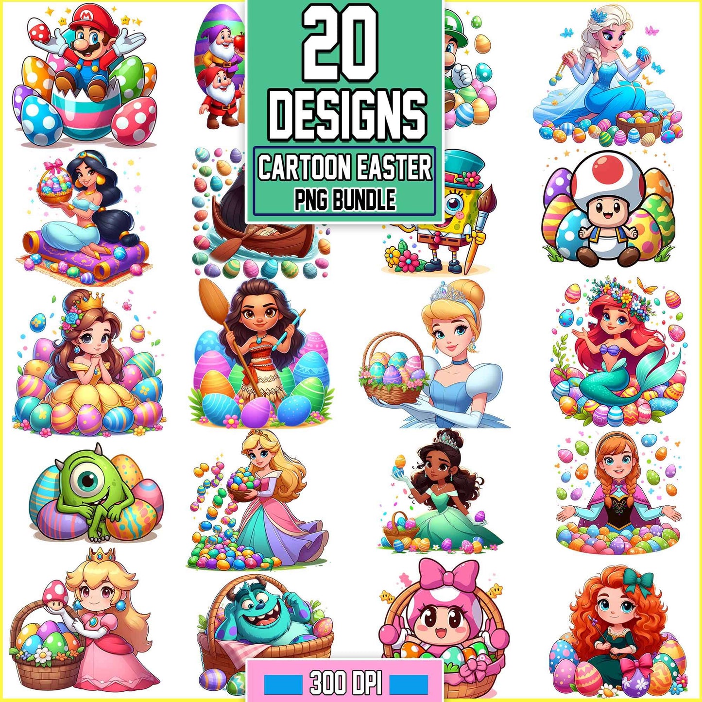 20+ Cartoon Easter Png, Easter Disney Png