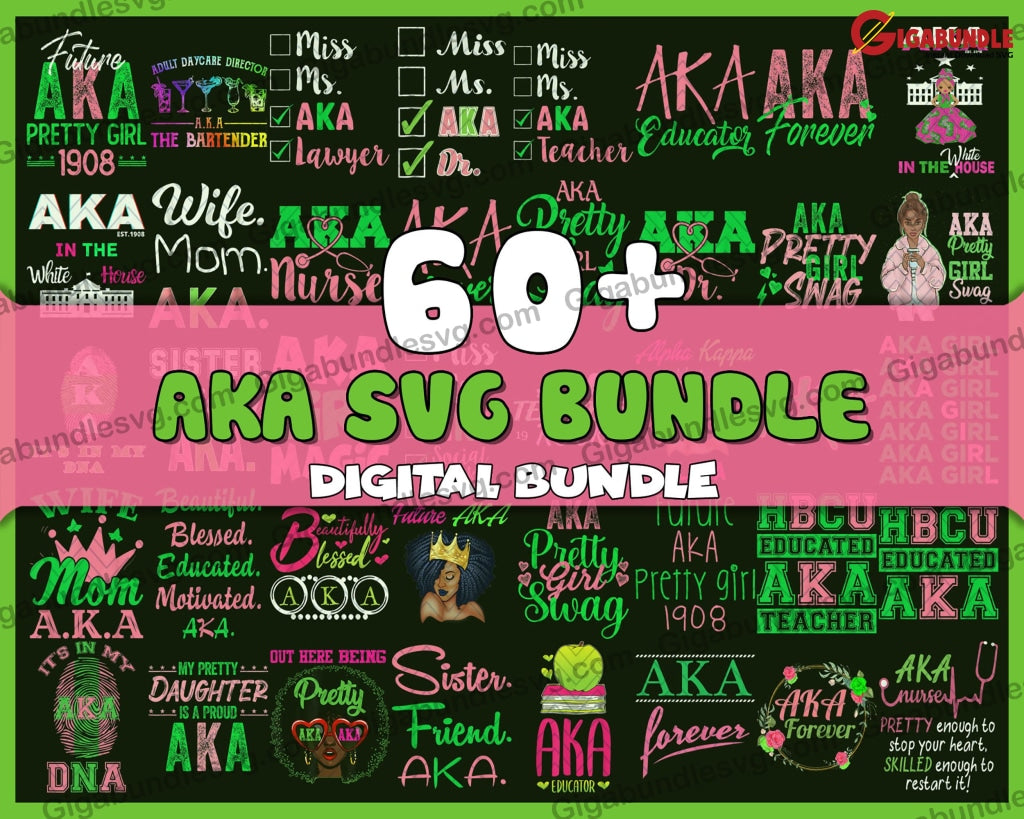 Aka Kappa Alpha Bundle Svg Png Dxf Eps