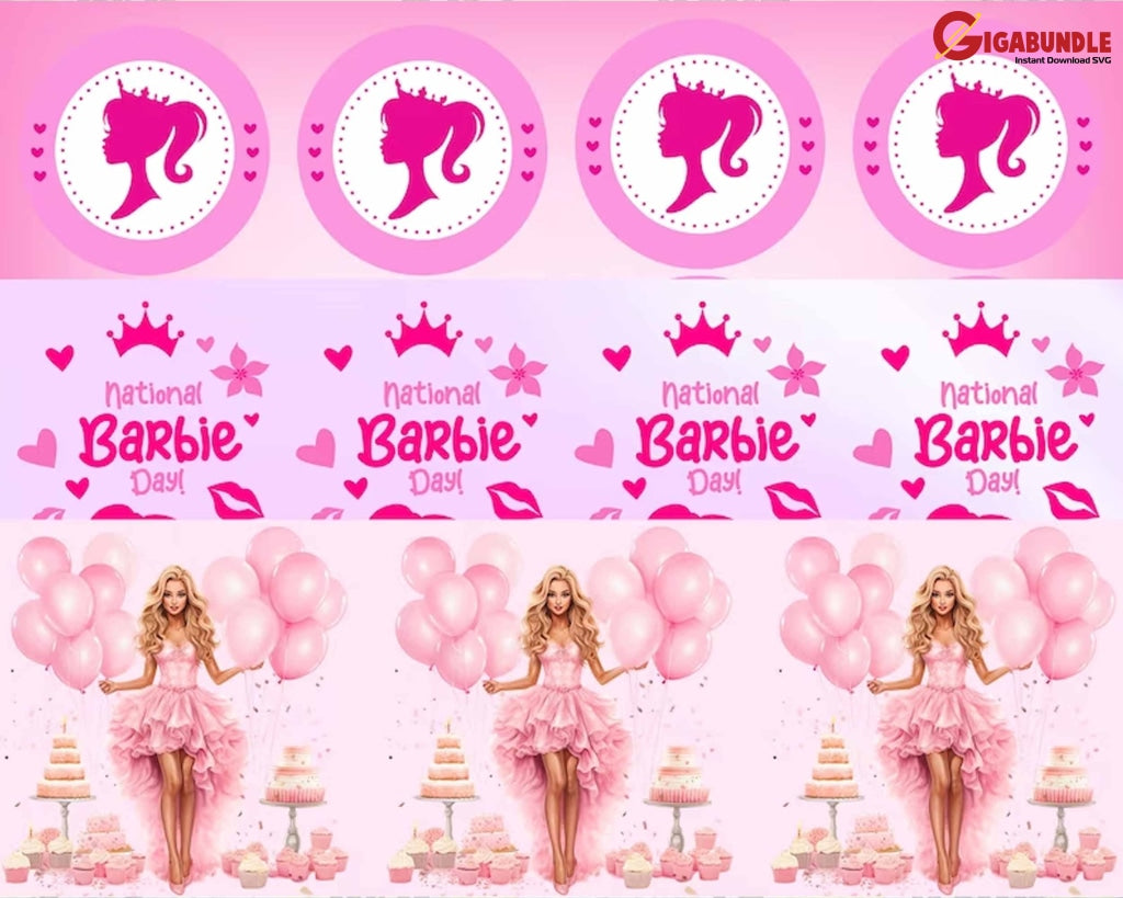 Barbie Digital Paper Pack Wallpapers