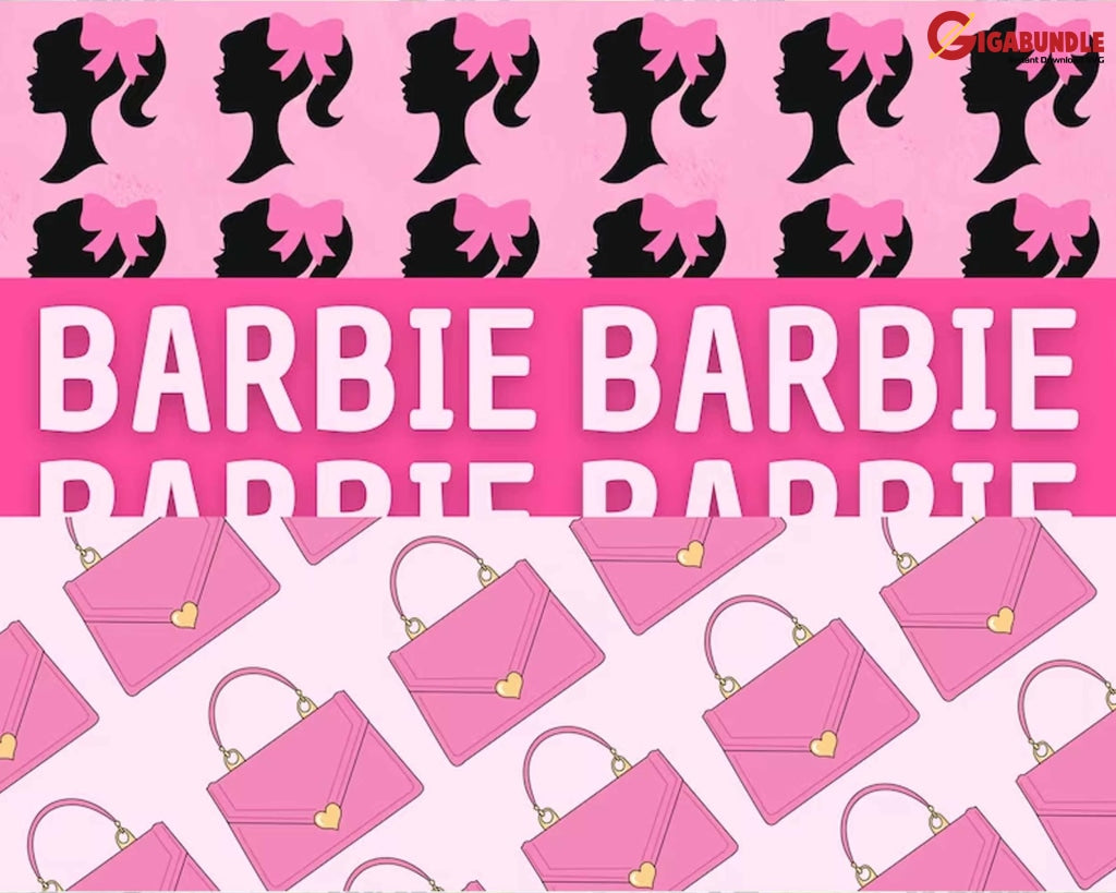 Barbie Digital Paper Pack Wallpapers