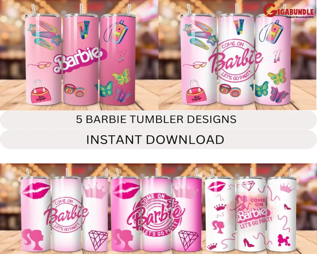 Barbie lv tumbler design digital｜TikTok Search