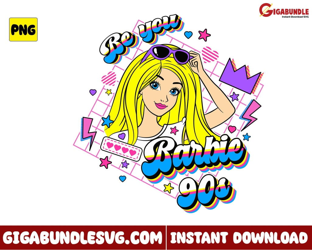 Barbie 90s online logo