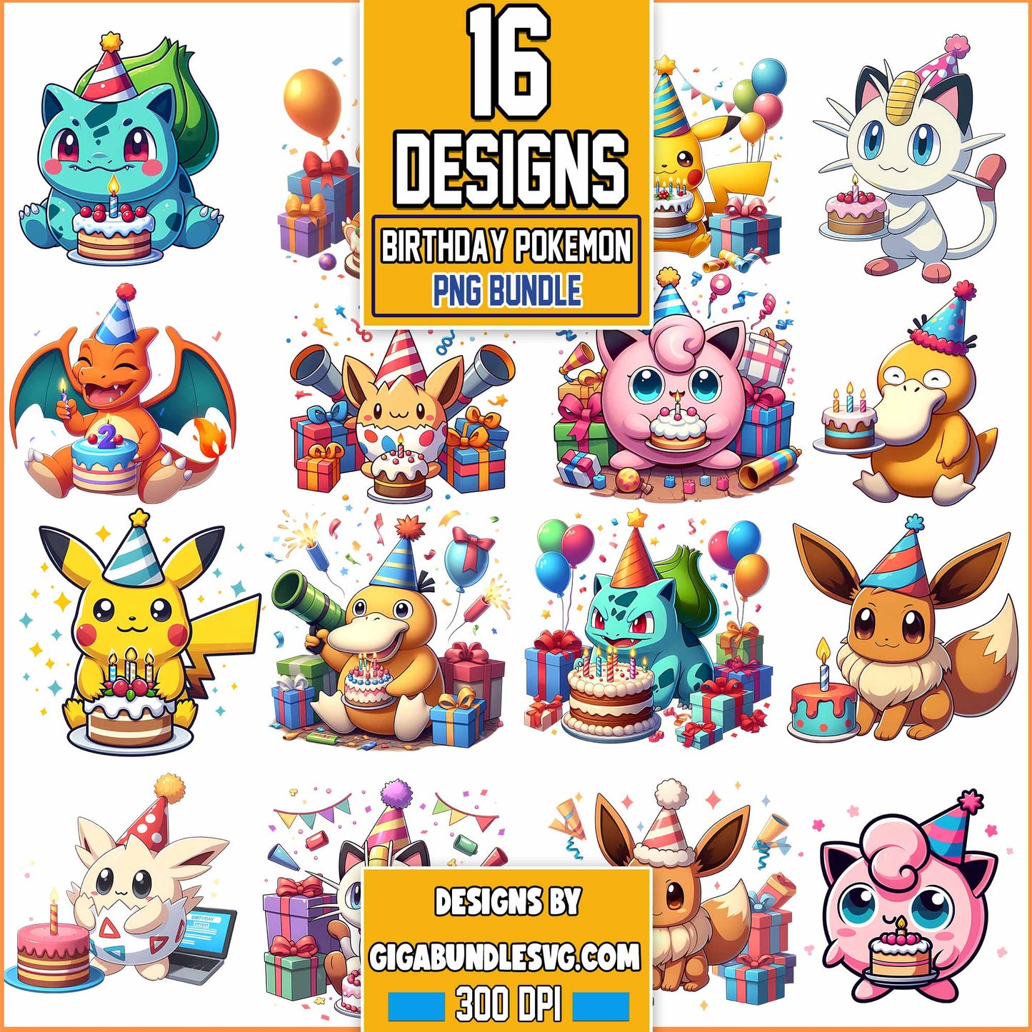 Birthday Pokemon Bundle Png, Balloon png