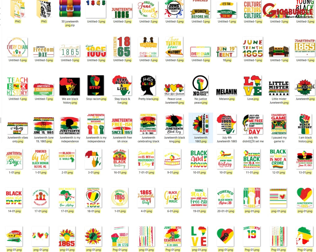 Bundle 1000+ Juneteenth- Digital Download