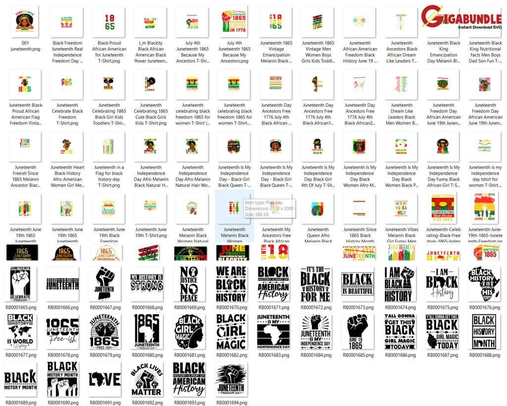 Bundle 1000+ Juneteenth- Digital Download