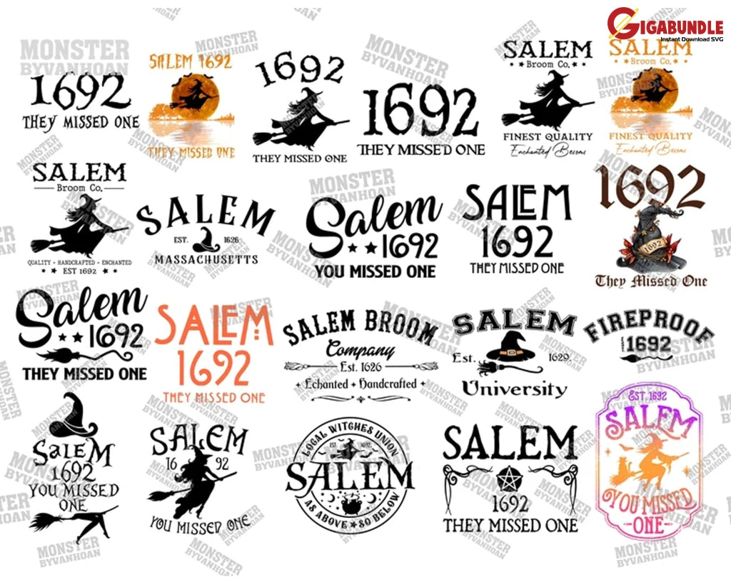 Bundle Salem 1692 They Missed One Png