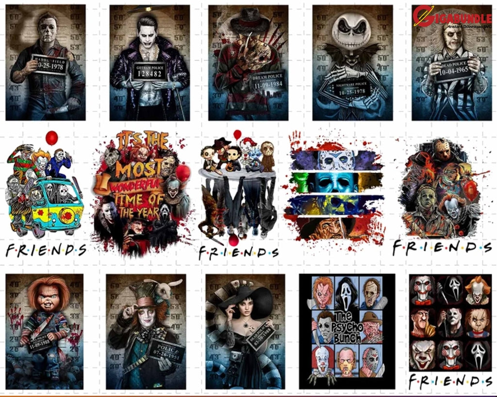 Halloween Bundle Png - Halloween Character Png Instant Download Commercial Use Horror Bundle Movie