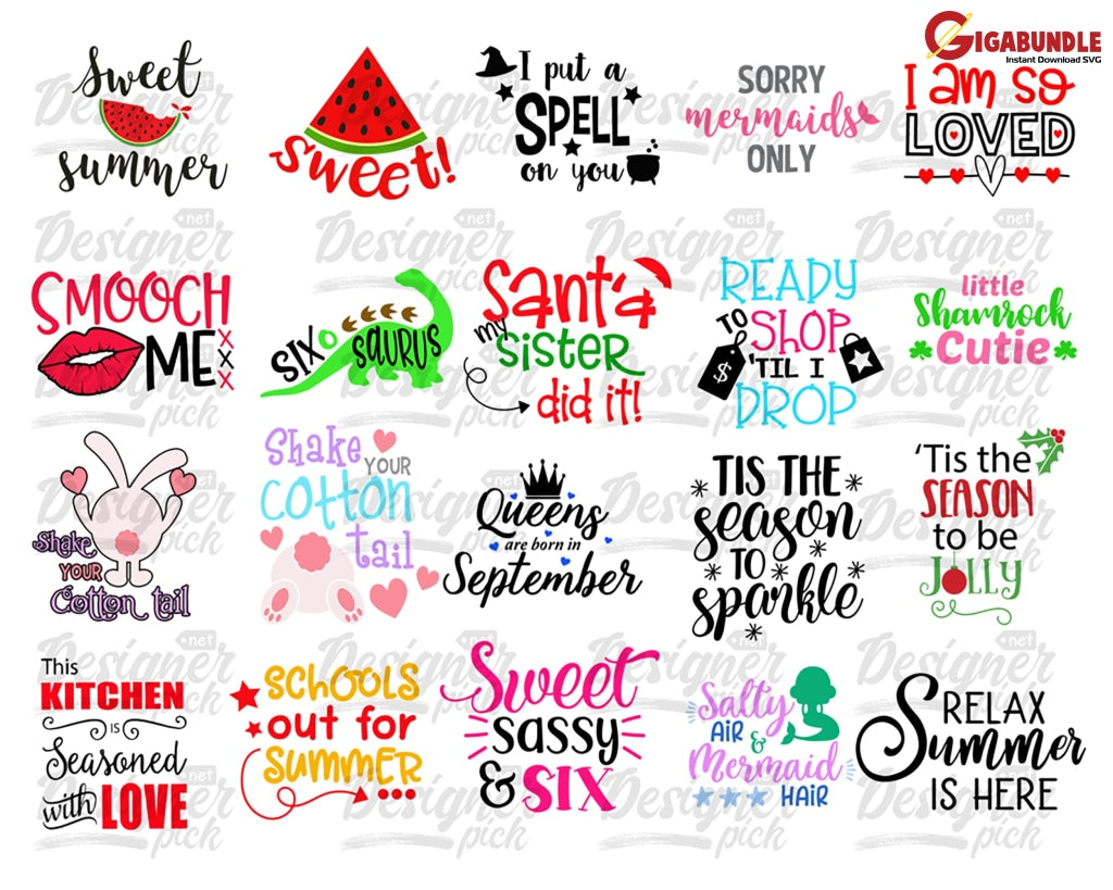 Kids Bundle Svg Cool Kid Svg Toddler Funny Sassy Designs Cut Files For Cricut