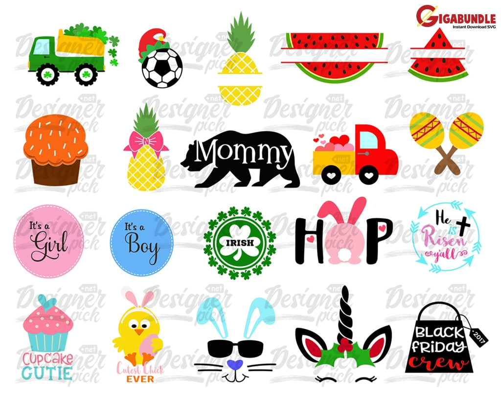 Kids Bundle Svg Cool Kid Svg Toddler Funny Sassy Designs Cut Files For Cricut