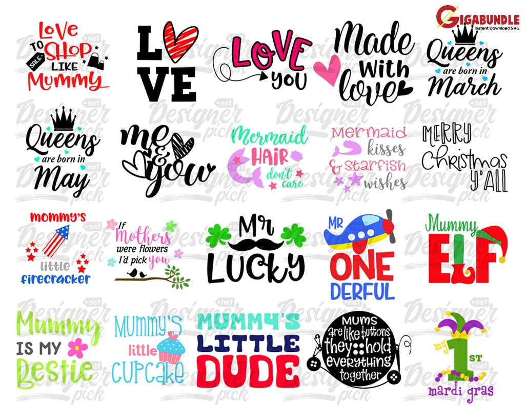 Kids Bundle Svg Cool Kid Svg Toddler Funny Sassy Designs Cut Files For Cricut