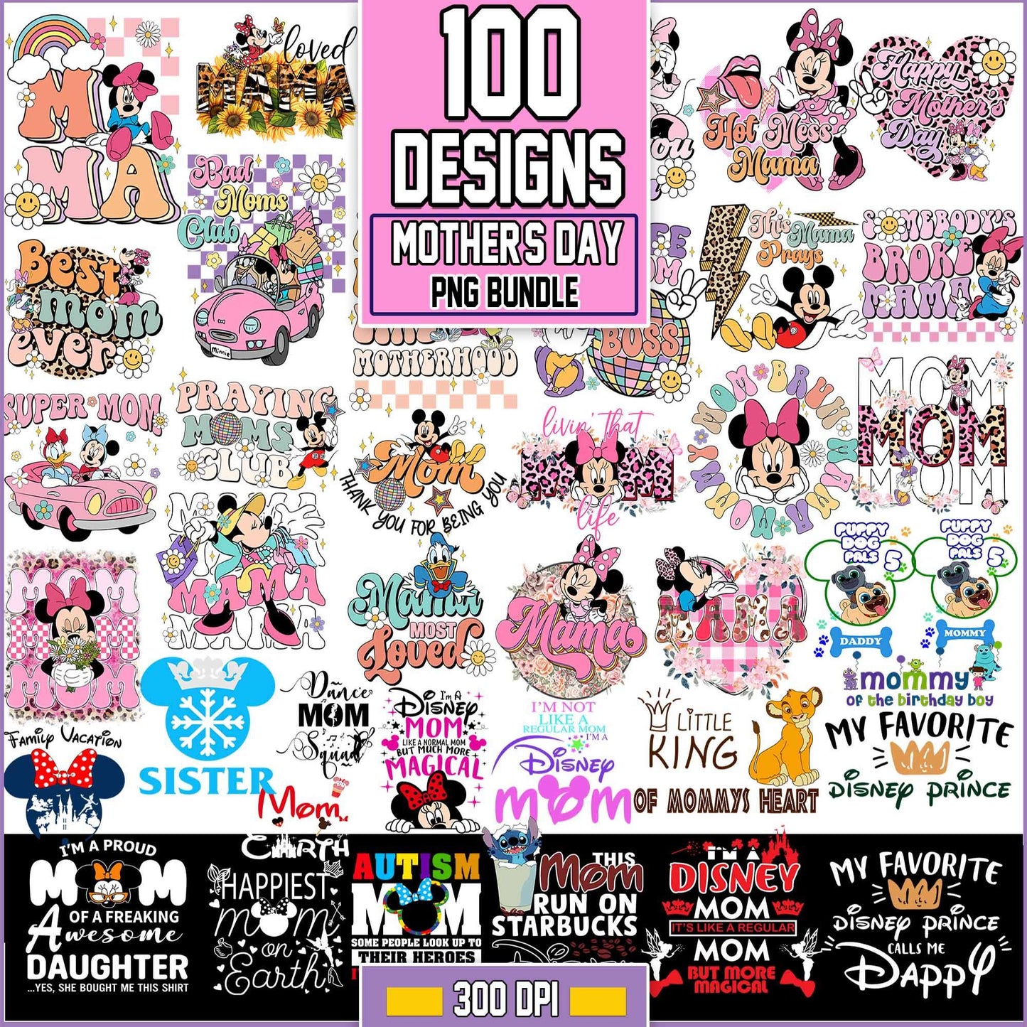 100+ Mother's day Bundle Png