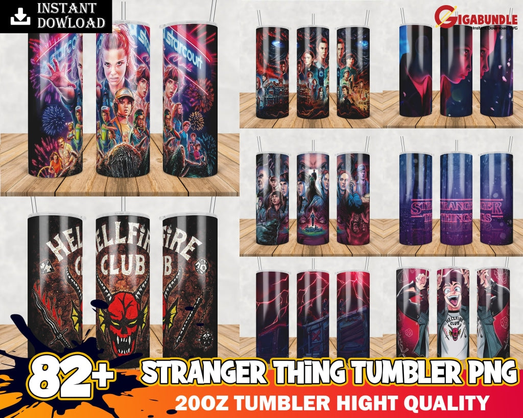 Digital Download - Stranger Things 20oz Tumbler Wrap – Magnolia Decals