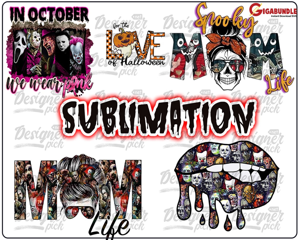 New Horror Svg Bundle Halloween Friends Svg Characters Instant Download