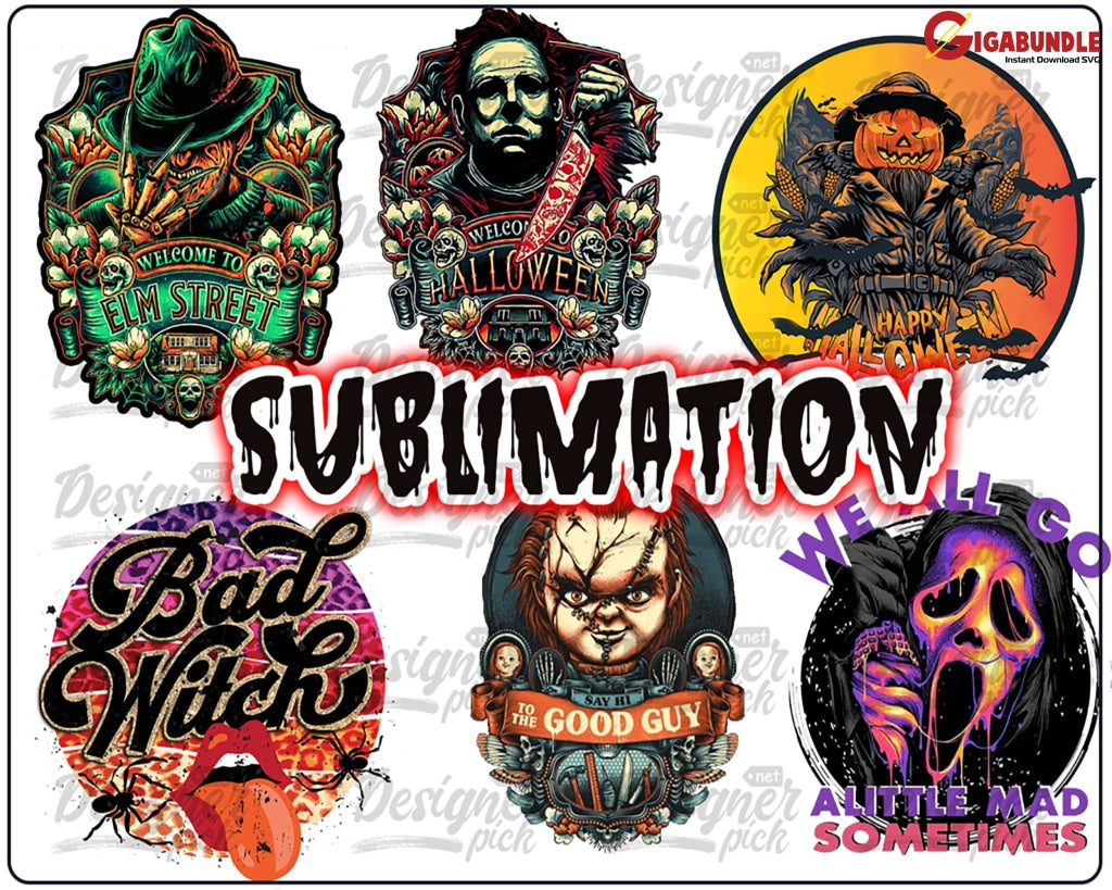 New Horror Svg Bundle Halloween Friends Svg Characters Instant Download