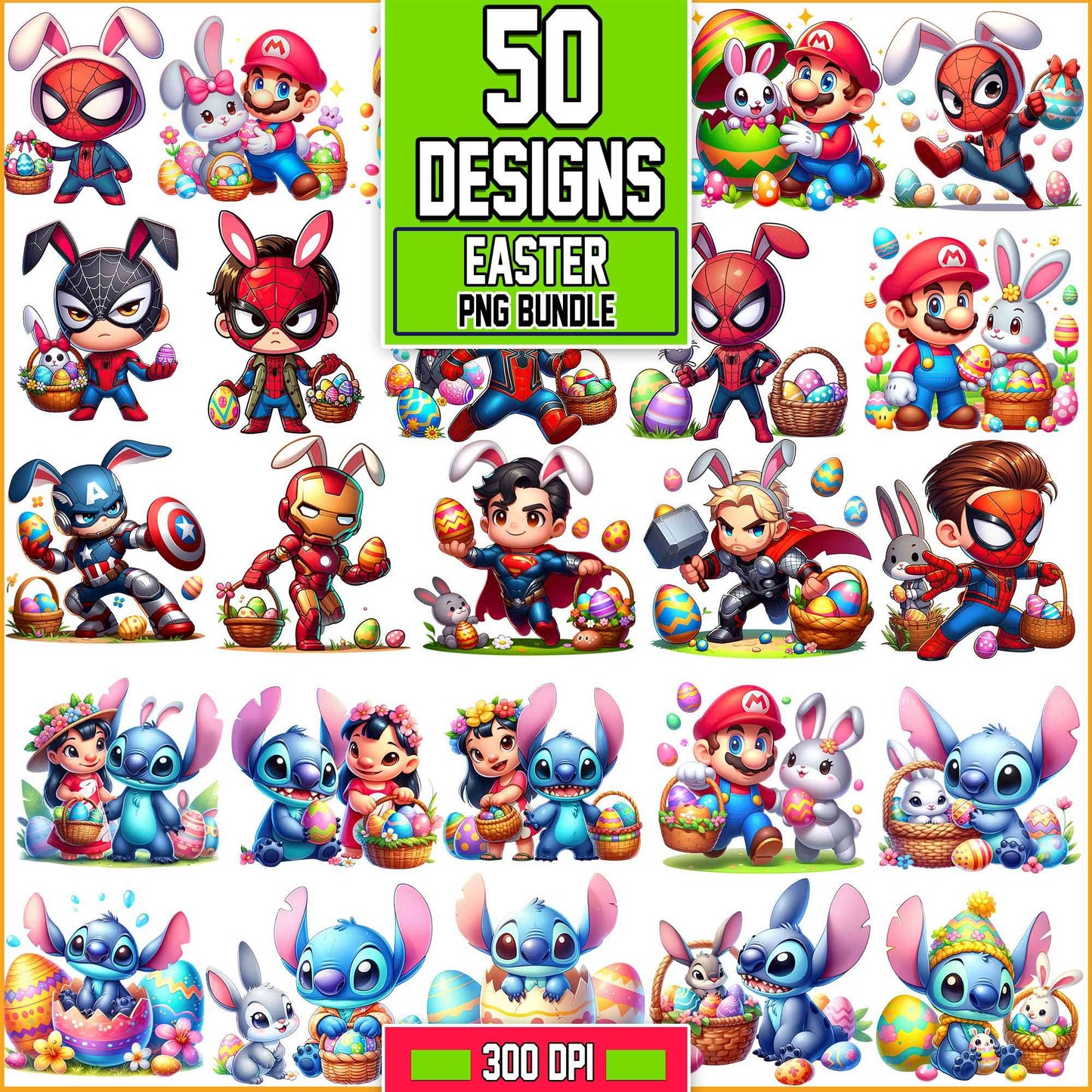 New 50+ Cartoon Easter Png, Happy Easter