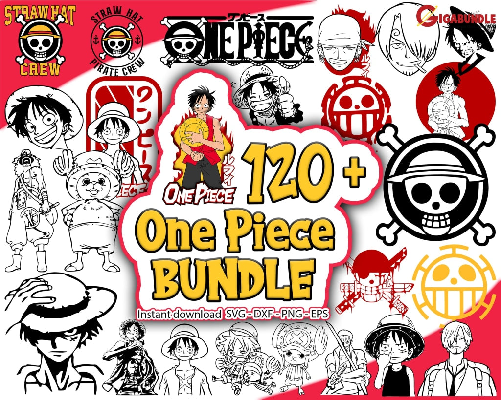One Piece Monkey D. Luffy Svg, Straw Hat Svg, Anime Svg