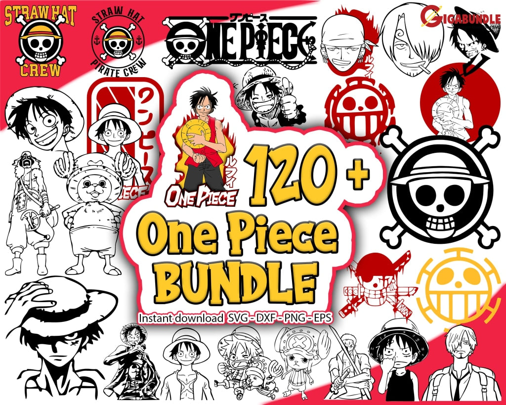 One Piece Bundle ,svg,png,eps,dxf one piece bundle, luffy sv