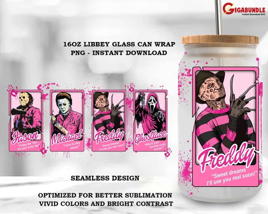 Pink Horror Killer 16oz