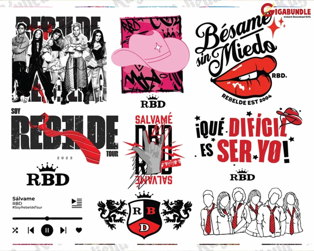 Rbd Rebelde Tour 2023 Png Bundle Concert Png Mia Roberta