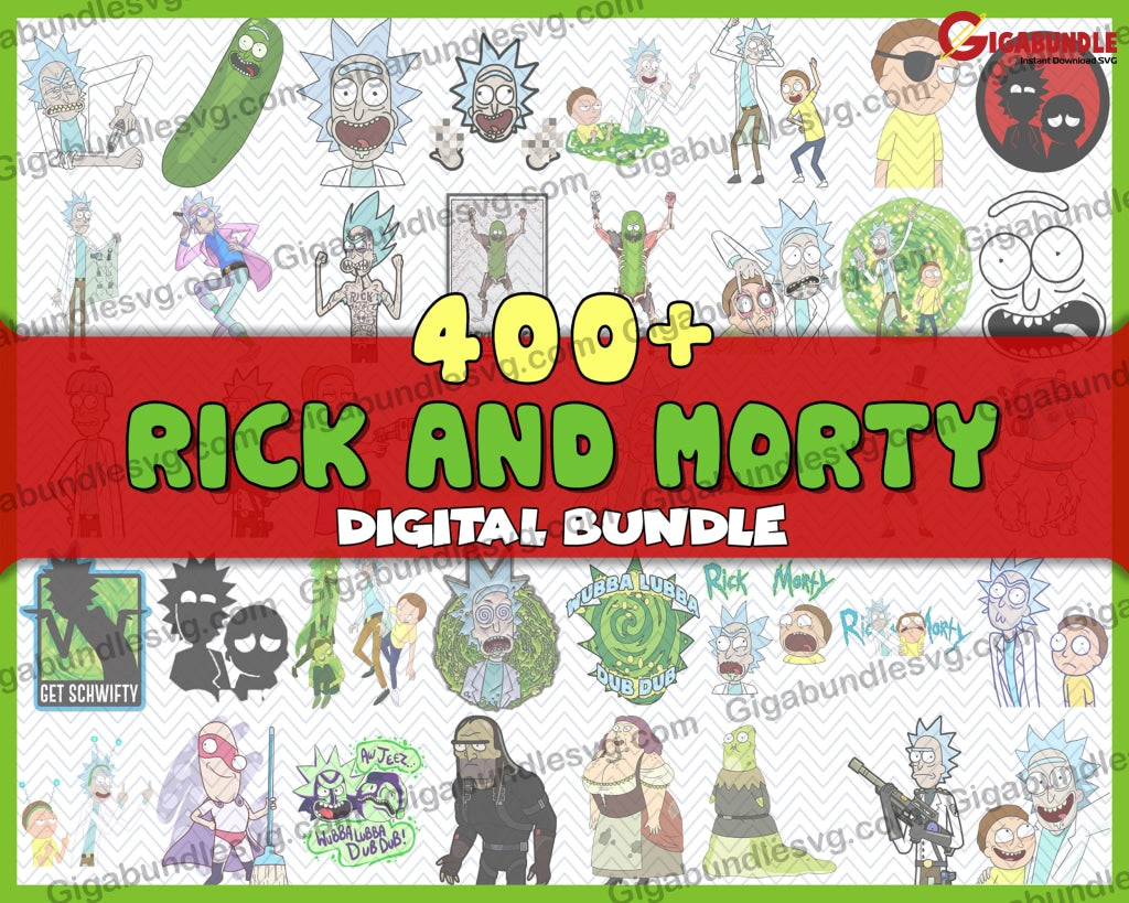 Rick And Motry Bundle Svg Png Dxf Eps