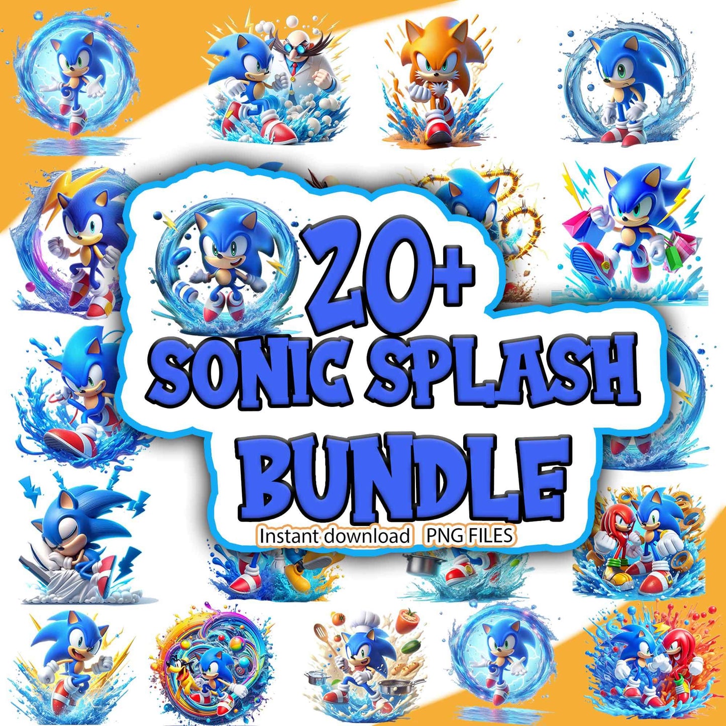 Sonic Splash and Watercolor Bundle