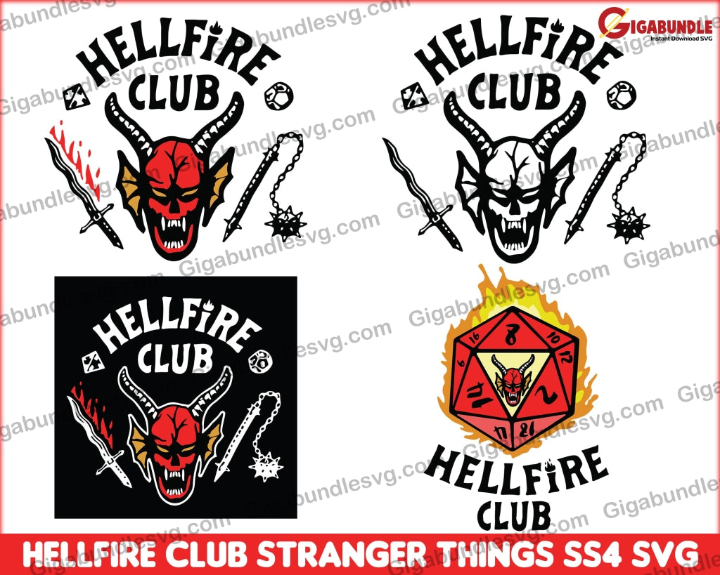 Stranger Things Svg Bundle Png Cut Files Prints