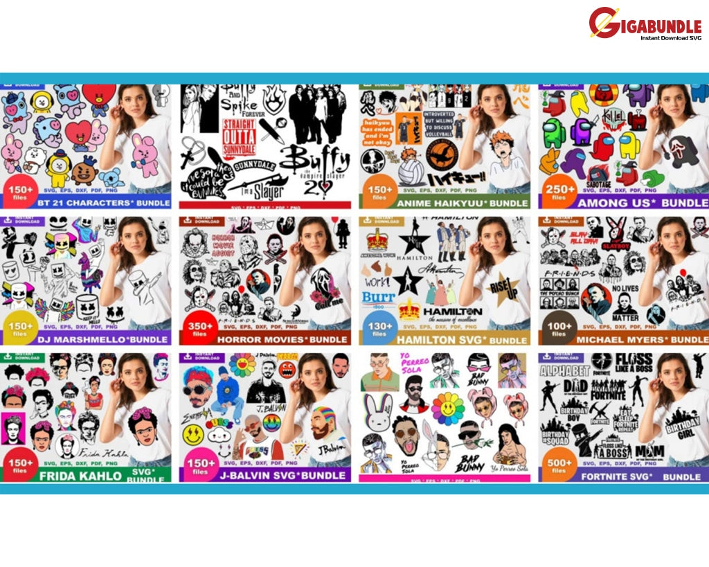 The Ultimate Giga Bundle Svg Mega Bundle Combo 300+ 2.0Giga