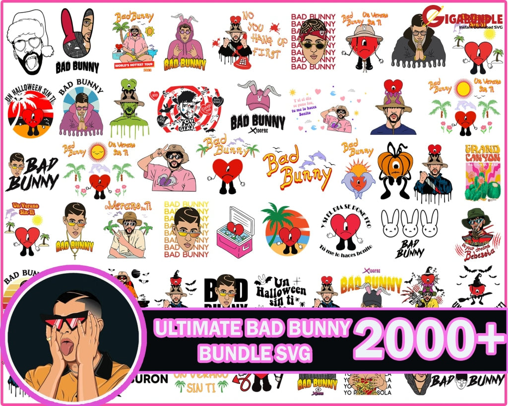 Un Verano Sin Ti Bad Bunny SVG, Bad Bunny Svg Digital File