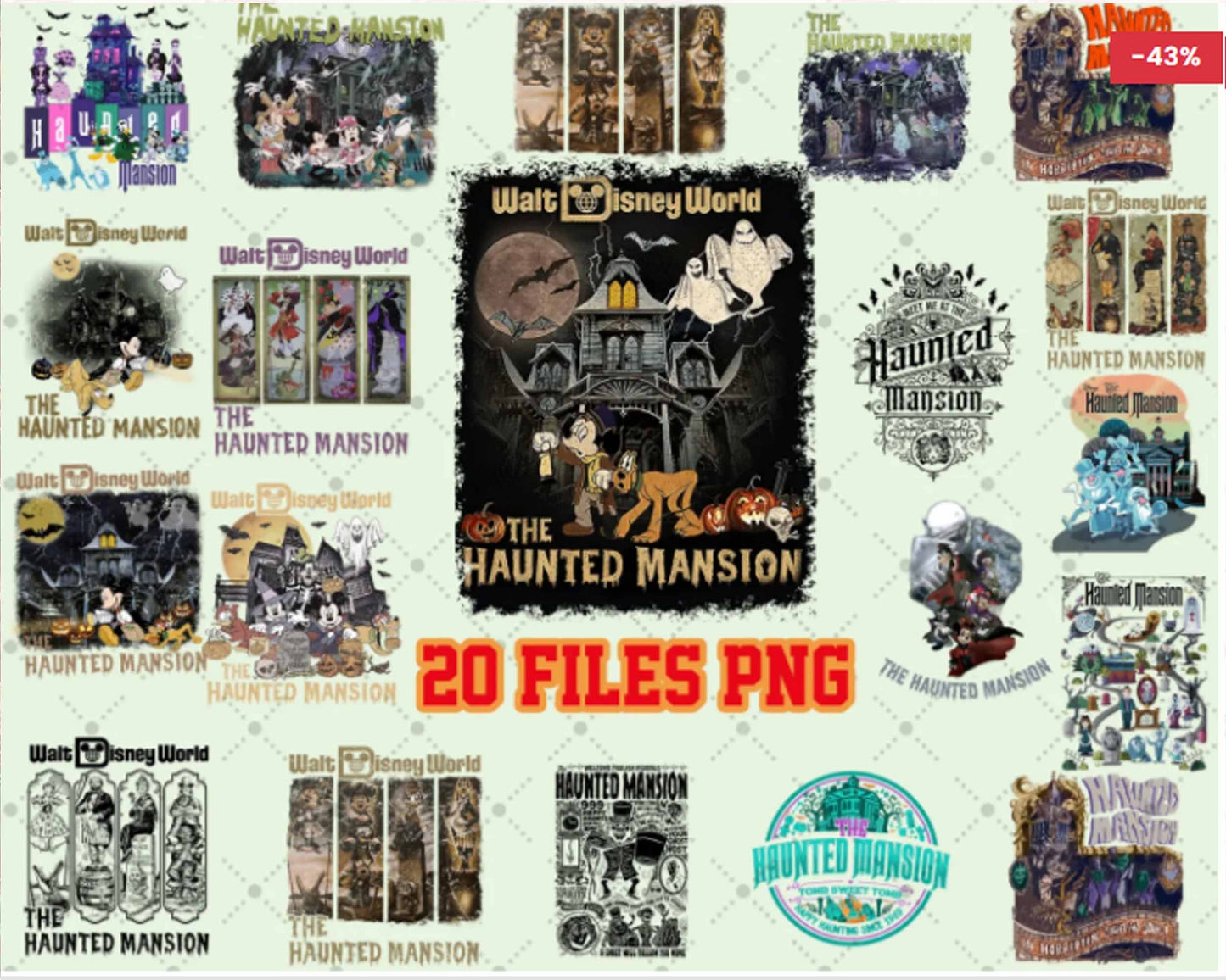 The Haunted Mansion Bundle Png
