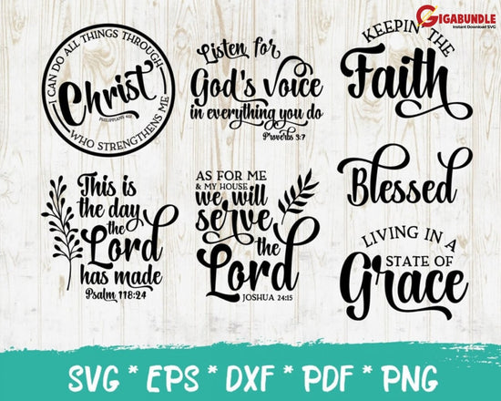 100+ Christian Bundle Svg, Png, Dxf, Eps – Gigabundlesvg