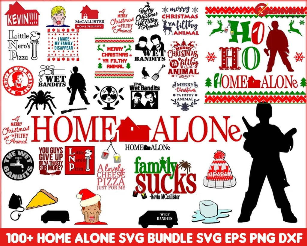 100+ New Home Alone Svg Bundle Kevin Svg Bundle Wet Bandits Mcalister