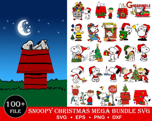 100+ Snoopy Christmas Svg Bundle Svg Charlie Brow Characters