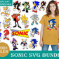 100+ Sonic Bundle Svg Png Dxf Eps