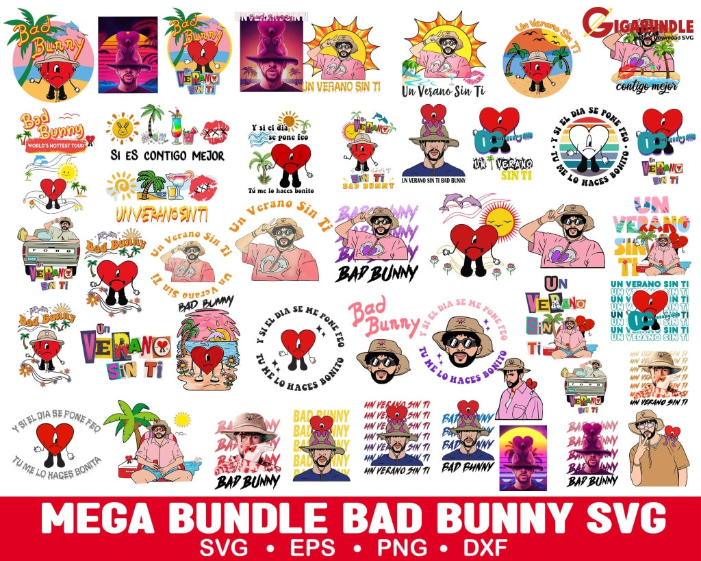 1000+ Bad Bunny Bundle- Digital Download