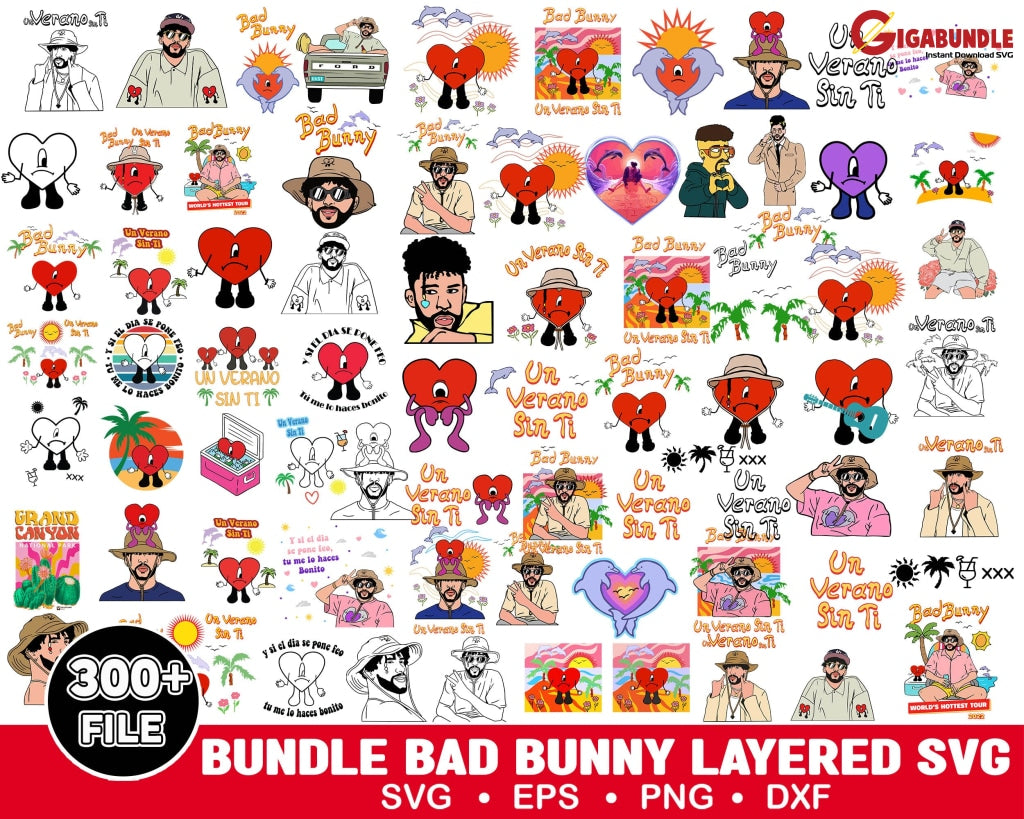 1000+ Bad Bunny Bundle- Digital Download