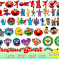 1000+ Monster Svg Bundle Sesame Monsters Svg Red Friends Characters Cut Files For Cricut Clipart Svg