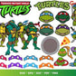 1000+ Ninja Turtles Bundle Svg Png Dxf Eps