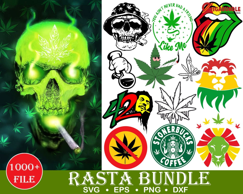 1000+ Rasta Bundle Svg Png Dxf Eps