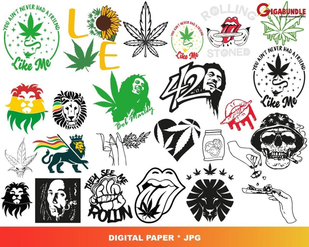 1000+ Rasta Bundle Svg Png Dxf Eps