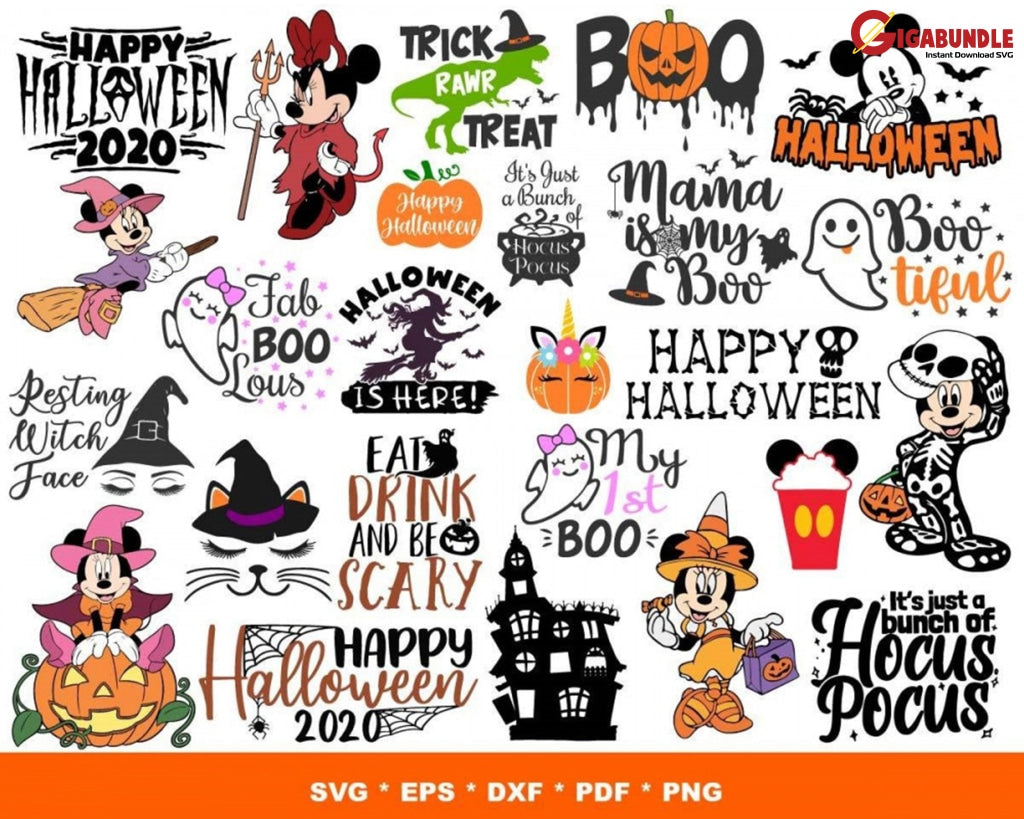 1000+Halloween Bundle Svg Png Dxf Eps