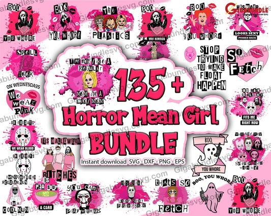 135+ Mean Girls Svg Bundle Svg Burn Book Svg Clip Art Mean Girls Png & Dxf Easy To Use Cut Files