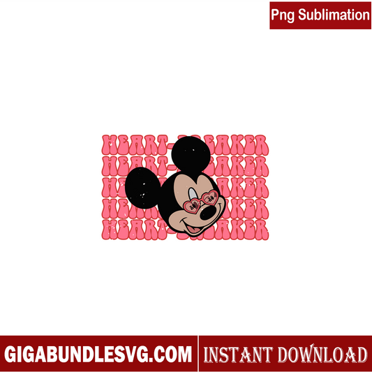 Mickey Mouse Valentine Svg