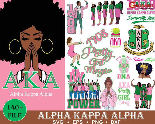 140+ Alpha Kappa Bundle Svg Png Dxf Eps