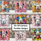 15+ Files 3D Mouse Cartoon Character Flowers Tumbler Design Png Skinny Wrap 20 Oz Digital Instant
