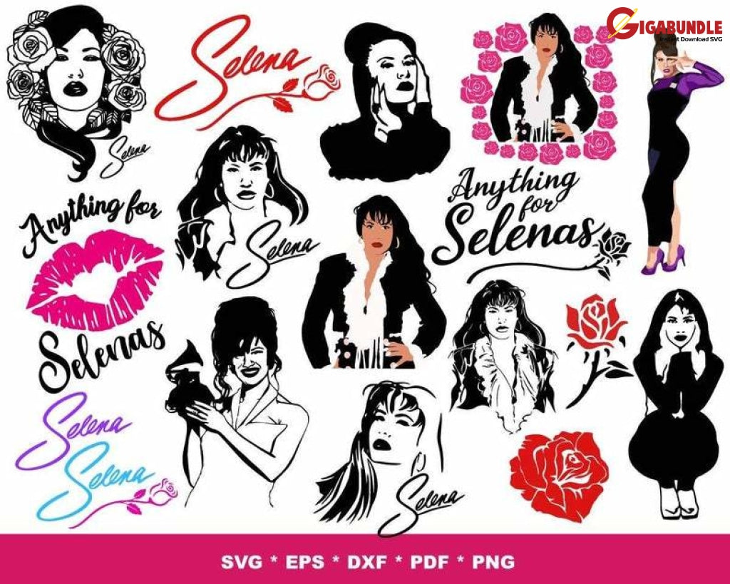 150+ Selena Quintanilla Bundle Svg Png Dxf Eps