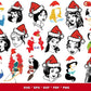 1500+ Disney Christmas Svg Bundle Winter Svg Santa Holiday Merry Funny Shirt Cut File Cricut