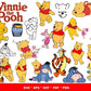 1500+ Winnie The Pooh Bundle Svg Png Dxf Eps