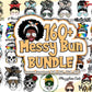 160+ Messy Bun Bundle Png Files