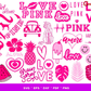 1700+ Love Pink Bundle Svg Png Dxf Eps